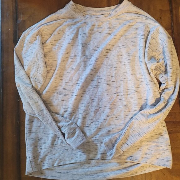 Womens Grey Long Sleeve Shirt - Picture 1 of 1